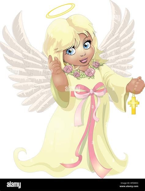 Beautiful Angel Girl Stock Vector Image And Art Alamy