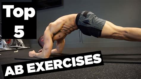Top 5 Ab Exercises From Home Youtube