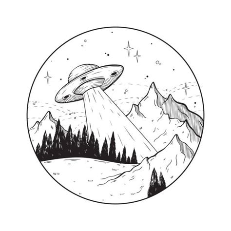 Ufo Abduction Illustrations Royalty Free Vector Graphics And Clip Art