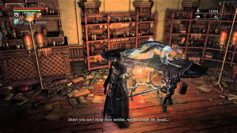 Bloodborne Iosefkas Clinic Iosefka Dying Due To Red Moon Pregnant