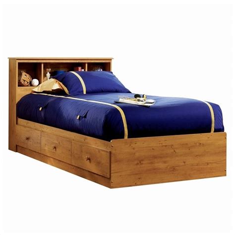 South Shore Amesbury Twin Mates Bed In Country Pine 3432080