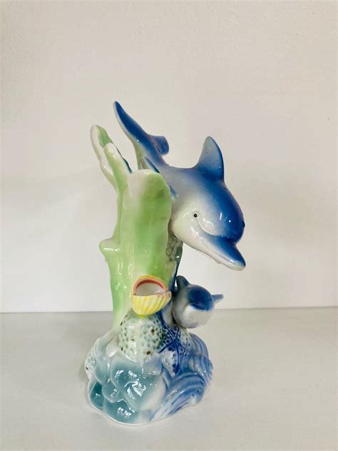 Ceramic Dolphin Figurine Furniture And Home Living Home Decor Other