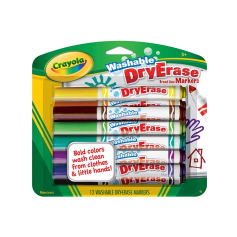 Crayola Washable Dry Erase Markers 12pk