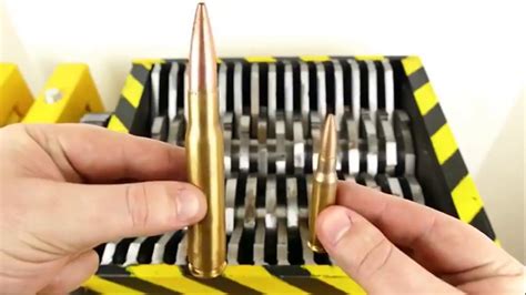 Shredding Bullets Experiment The Shredder Experiment Zone Youtube