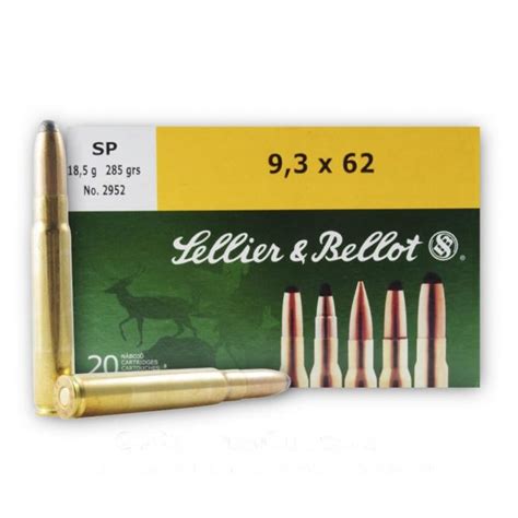 93x62mm Mauser 285 Grain Sp Sellier And Bellot 20 Rounds Bushift