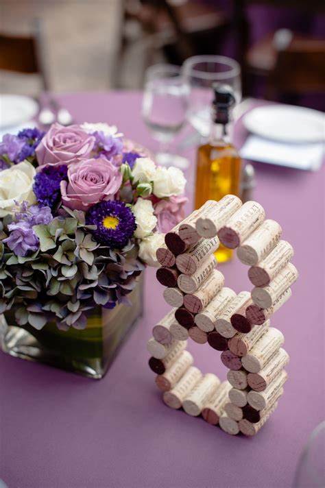 wine cork table numbers romantic outdoor wedding unique wedding flowers wine wedding floral