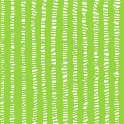 Green Stripes Seamless Pattern Stock Vector Illustration Of Doodle