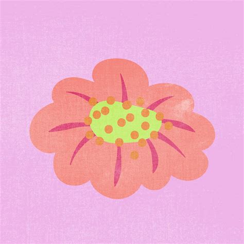 Pink Flower Spring Clipart Vector Free Vector Rawpixel