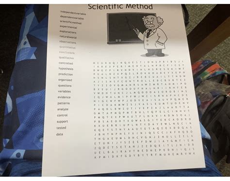 Scientific Method Word Search Quiz
