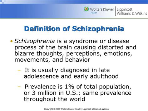 Ppt Chapter 14 Schizophrenia Powerpoint Presentation Free Download
