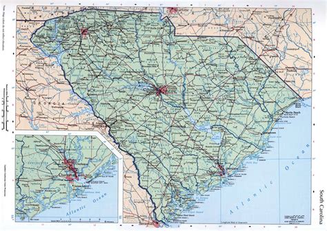 South Carolina Map Svg
