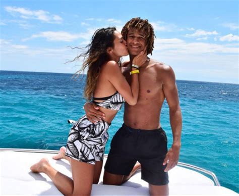 Nathan Ake Poses With Stunning Girlfriend Kaylee Ramman On Beach In