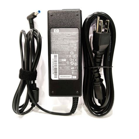 Genuine Oem 90w Hp Blue Tip Ac Adapter Charger 710413 001 195v 462a