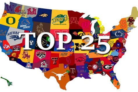 College Football Ap Top 25 Poll And Espn Power Rankings Updated A Sea
