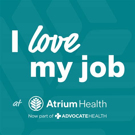 Just Hired? Show you are #AtriumHealthProud on Social Media