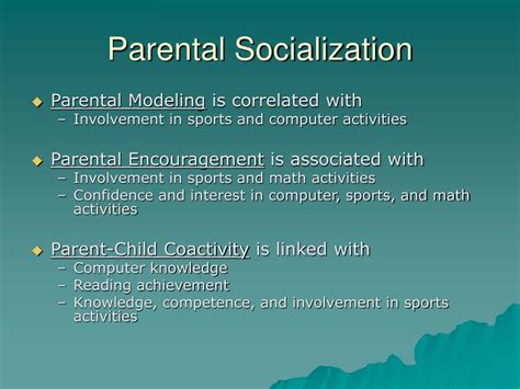 Ppt Parental Socialization And Childrens Engagement In Math Science