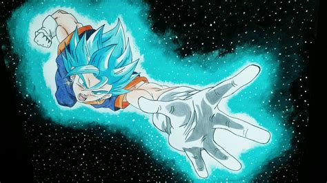 Drawing Vegetto Ssjb Dragon Ball Super Speed Drawing 2 Youtube