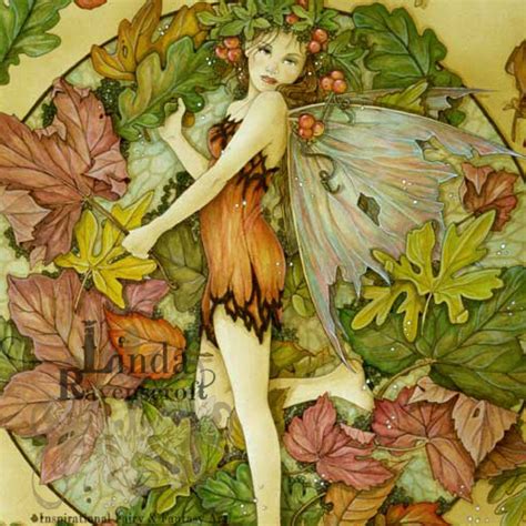 Large Print The Autumn Leaf Fairy The Mystic Garden Glastonbury