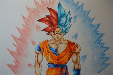 Como Dibujar A Goku Ssj Dios Azul How To Draw Goku Ssj God Cartoon My