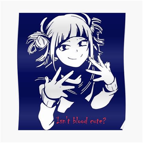 Himiko Toga Fan Art My Hero Academia Poster For Sale By Abuvodena
