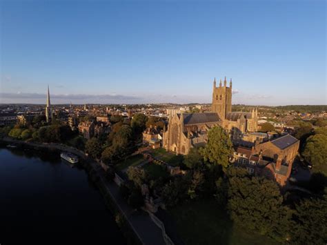Worcester Cathedral, England | Dronestagram