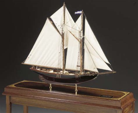 A Model Of The Grand Banks Fishing Schooner Benjamin