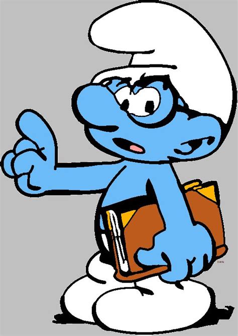 Brainy Smurf Smurfs Drawing Smurfs Classic Cartoon Characters