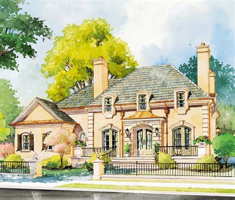 Old World Style 56135ad Architectural Designs House
