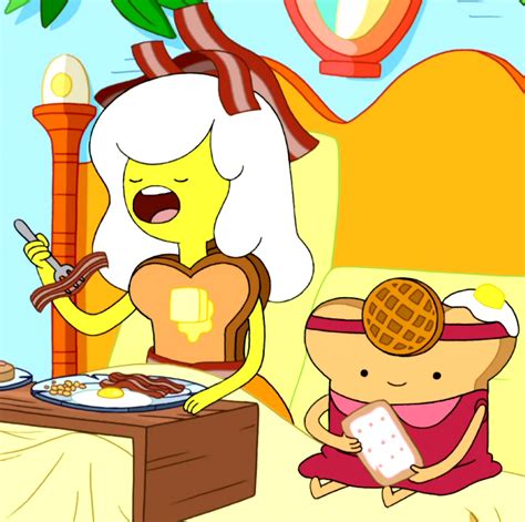 Image S3e4 Breakfast Princess Eating Bacon Png Adventure Time Wiki Fandom Powered By Wikia