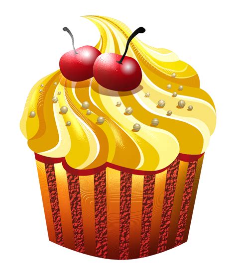 Download High Quality Cupcake Clipart Yellow Transparent Png Images