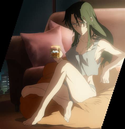 Asougi Rin Mnemosyne Screencap Stitched Third Party Edit 1girl Alcohol Anime Screencap