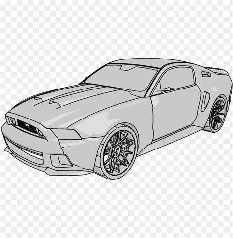 Mustang Gt Car Clipart Png Ford Mustang Fr500 Png Transparent With