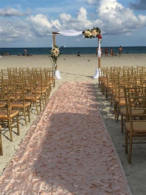 Aisle runners aisle runner wedding wedding arch rustic wedding ceremony decorations outdoor ceremony trendy wedding getting married wedding colors pensacola beach. Rose petal aisle runner perfect for a beach wedding or at ...