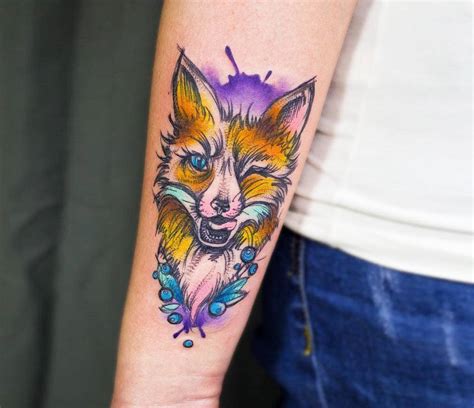 Fox Tattoo By Kiwi Tattoo Photo 24676