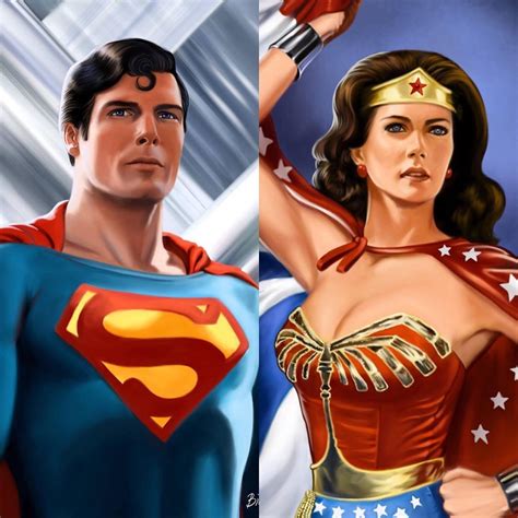 Superman And Wonder Woman By Billgalvanartwork Dc Comics Art Marvel