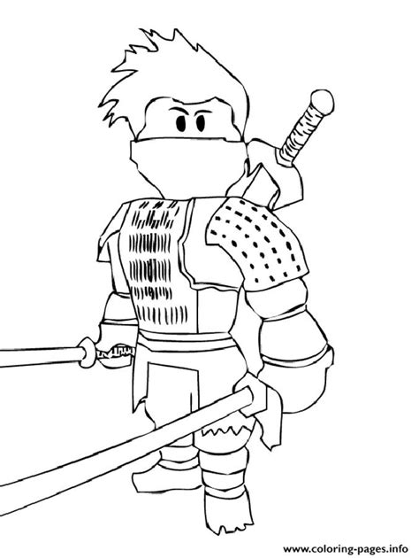 20 Free Printable Roblox Coloring Pages