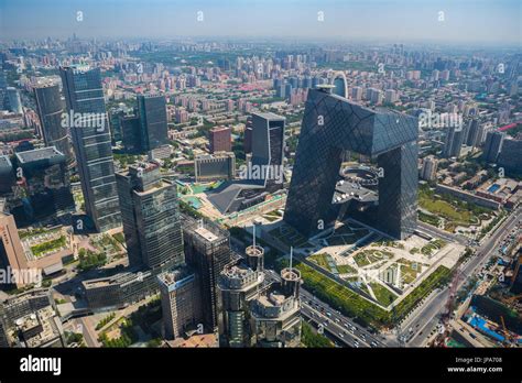 China Beijing City Guomao District Cctv Television Headquarters