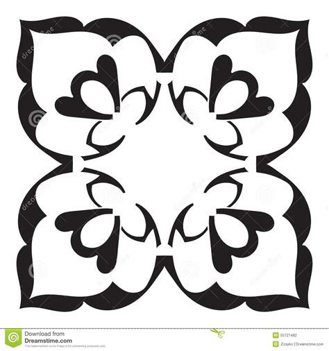 Different types of tile patterns. Hand Drawing Decorative Tile Frame. Italian Majolica Style ...