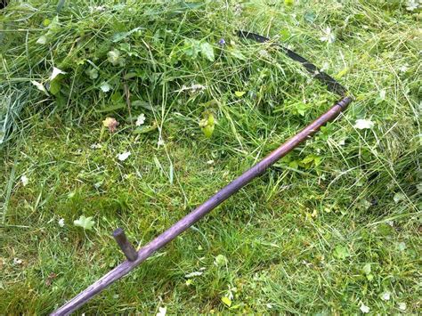 Scythe In Grass Stock Photo Image Of Iron Death Metal 17270874