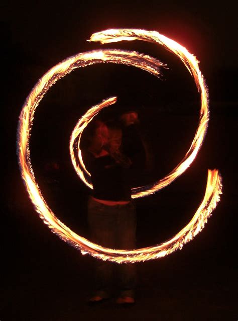 Fire Poi Lucy And Nic Spinning Fire At Their Wedding Anniv Flickr