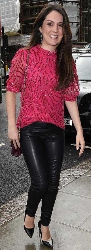 Lovely Ladies In Leather Laura Tobin In Leather Pants