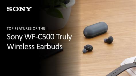 Wf C500 Wireless Bluetooth Earbuds Wf C500 Sony Us