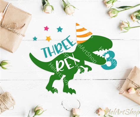 Birthday Dinosaur Svg - 1095+ SVG File for DIY Machine - Free SVG Cut