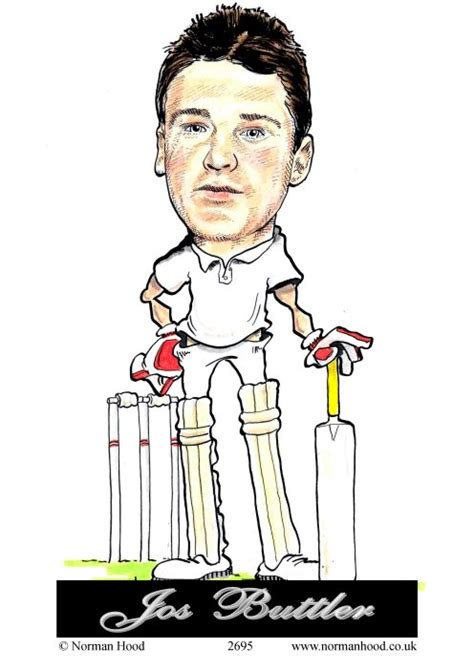 The Cartoonstore Jos Buttler England Cricket Cartoon Caricature