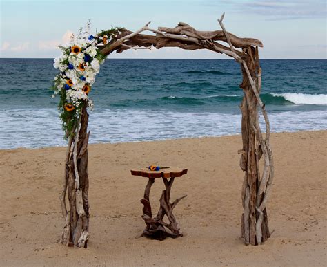 Large Driftwood Arch Driftwood Wedding Beach