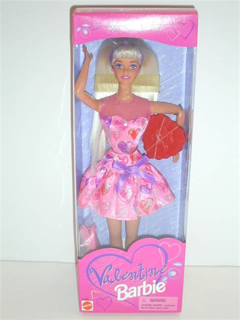 Valentine Barbie Doll 1997 Special Edition 17649 Mib Mattel Dolls Barbie Dolls For Sale