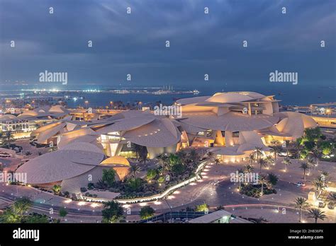 Qatar National Museum Doha Stock Photo Alamy