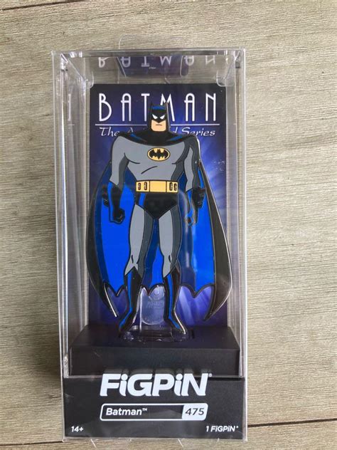 Figpin Dc Animated Batman Pin Hobbies And Toys Collectibles