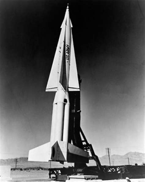 Low Angle View Of A Missile Nike Hercules Nuclear Armed