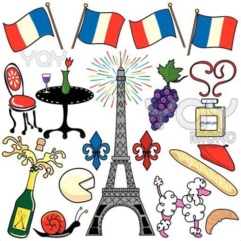 Image Result For Famous French Stuff Free Clip Art French Clipart